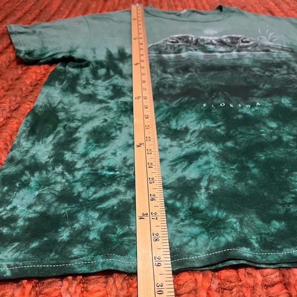 Florida Alligator Green Tie Dye tee - Picture 4 of 5